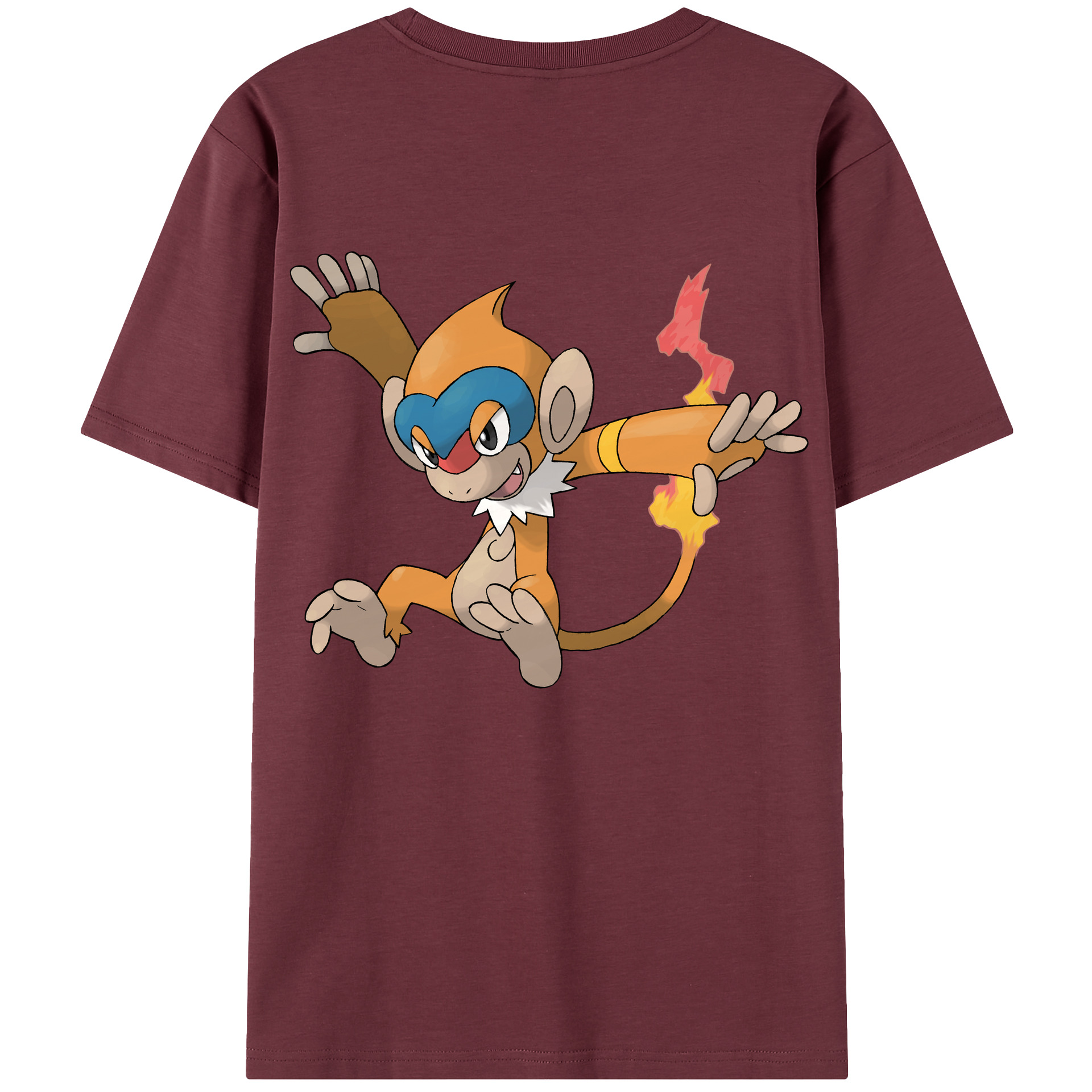 （画像用） ポケットモンスター Pokémon 綿100％半袖Tシャツ（背面プリント）